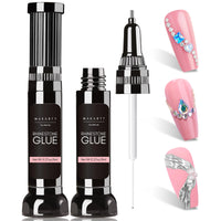Makartt Nail Rhinestone Glue for Nails: Super Strong Gel Nail Glue for Decorations Nail Charm 3D Nails Bling Gel for Nail Gem Nail Art Jewel Diamonds 30ML Cured Need Beauty - 7DAY'S