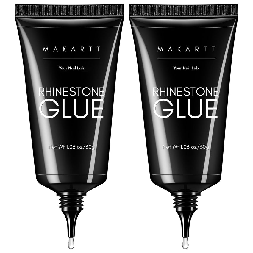 Makartt Nail Rhinestone Glue for Nails: Super Strong Gel Nail Glue for Decorations Nail Charm 3D Nails Bling Gel for Nail Gem Nail Art Jewel Diamonds 30ML Cured Need Beauty - 7DAY'S