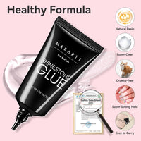 Makartt Nail Rhinestone Glue for Nails: Super Strong Gel Nail Glue for Decorations Nail Charm 3D Nails Bling Gel for Nail Gem Nail Art Jewel Diamonds 30ML Cured Need Beauty - 7DAY'S