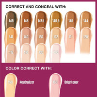 Maybelline Instant Age Rewind Eraser Dark Circles Treatment Multi - Use Concealer, 110, 1 Count (Packaging May Vary) - 7DAY'S