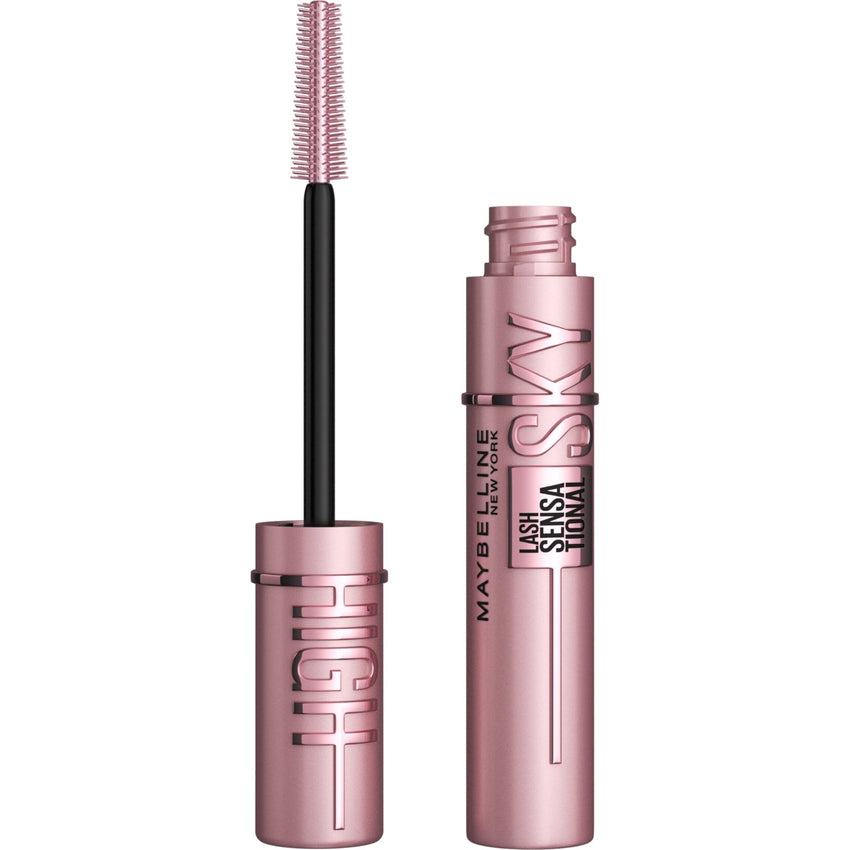 Maybelline Lash Sensational Sky High Washable Mascara Makeup, Volumizing, Lengthening, Defining, Curling, Multiplying, Buildable Formula, Blackest Black, 1 Count - 7DAY'S