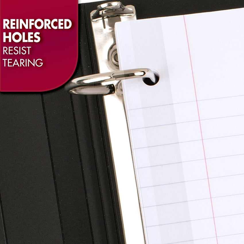 Mead Loose Leaf Paper, Wide Ruled Filler Notebook Paper, 8" x 10 - 1/2", 200 Sheets, Fits 3 - Ring Binder (15200) - 7DAY'S