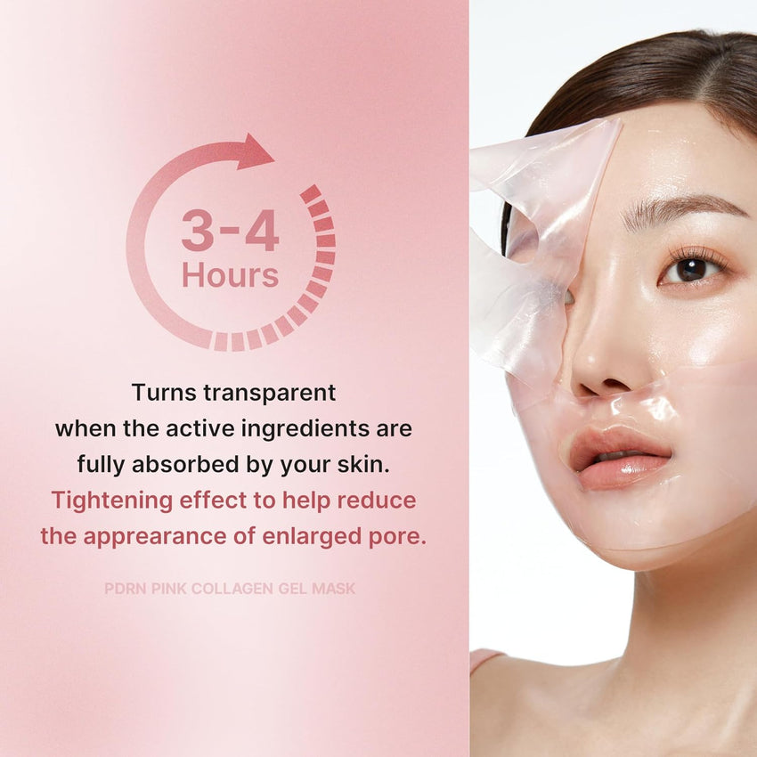 medicube Salmon DNA PDRN pink collagen jelly gel mask | overnight face mask for glass glow skin - elasticity, hydrating, firming and moisturizing | korean skincare, 28g, 4ea - 7DAY'S