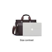 Men's Bag Briefcase Europe And America Men's Business Commuting Handbag Single Shoulder Crossbody Bag Cross Style Computer Bag - 7DAY'S