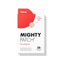 Mighty Patch™ Original patch from Hero Cosmetics – The 1 Hydrocolloid Acne Pimple Patch for Shrinking Zits and Whiteheads in 1 use; Nighttime Spot Stickers for Face and Skin (36 Count) - 7DAY'S