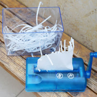 Mini Manual Shredder Portable Hand Shredder Paper Cutting Machine Straight Cutter Office &Teaching Supplies Durable - 7DAY'S