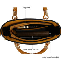 MKF Collection Camille Faux Snakeskin Vegan Leather Women Round Crossbody Bag by Mia K - 7DAY'S