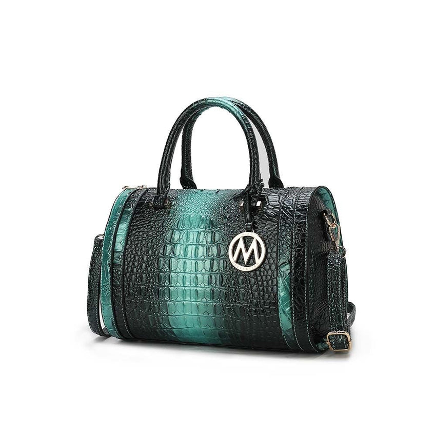 MKF Collection Usal Croc - Embossed Satchel Women's Bag by Mia K - 7DAY'S
