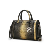 MKF Collection Usal Croc - Embossed Satchel Women's Bag by Mia K - 7DAY'S