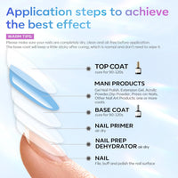 modelones Gel Top Coat, 15 ml 2025 Upgrade Super Shiny Base and Top Coat Set, Soak Off Nail Lamp Acid Free No Wipe Clear Base Top Gel Nail Polish - 7DAY'S
