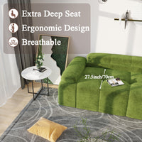 Modern Sofa Bed,Velvet Sleeper Couch,3 Seater Tufted Sofa,And Adjustable Backrests For Small Spaces, Living Room, Bedroom - 7DAY'S