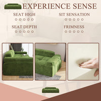 Modern Sofa Bed,Velvet Sleeper Couch,3 Seater Tufted Sofa,And Adjustable Backrests For Small Spaces, Living Room, Bedroom - 7DAY'S