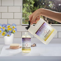MRS. MEYER'S CLEAN DAY Hand Soap Refill, Made with Essential Oils, Biodegradable Formula, Compassion Flower, Packaging May Vary, 33 fl. oz - 7DAY'S