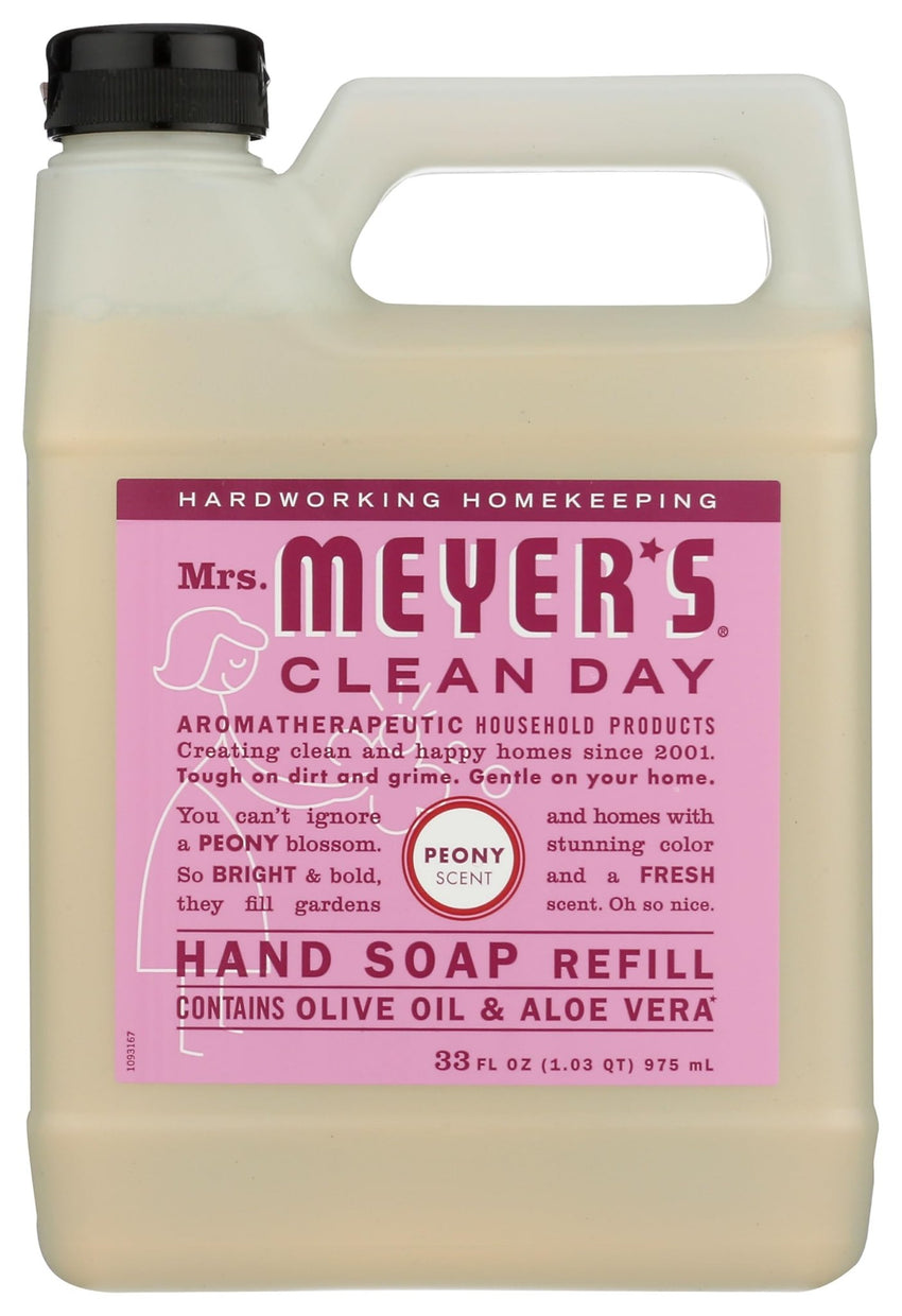 MRS. MEYER'S CLEAN DAY Liquid Hand Soap Refill, Cruelty Free and Biodegradable Formula, Lavender Scent, 33 Fl Oz (Pack of 1) - 7DAY'S