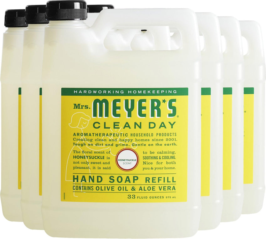 MRS. MEYER'S CLEAN DAY Liquid Hand Soap Refill, Cruelty Free and Biodegradable Formula, Lavender Scent, 33 Fl Oz (Pack of 1) - 7DAY'S