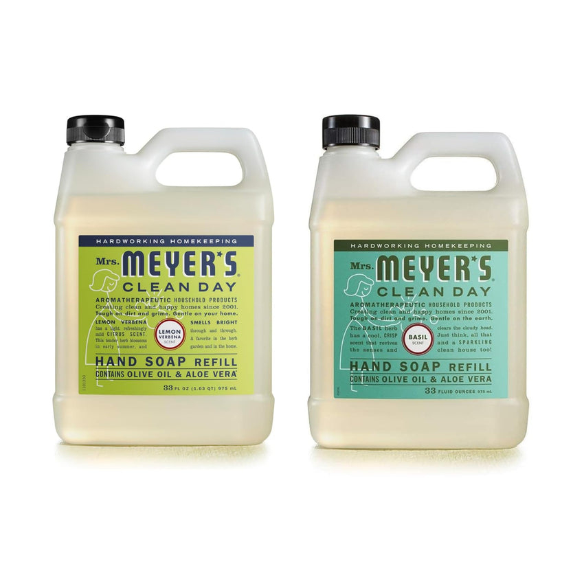 MRS. MEYER'S CLEAN DAY Liquid Hand Soap Refill, Cruelty Free and Biodegradable Formula, Lavender Scent, 33 Fl Oz (Pack of 1) - 7DAY'S