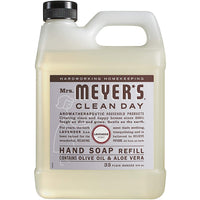 MRS. MEYER'S CLEAN DAY Liquid Hand Soap Refill, Cruelty Free and Biodegradable Formula, Lavender Scent, 33 Fl Oz (Pack of 1) - 7DAY'S