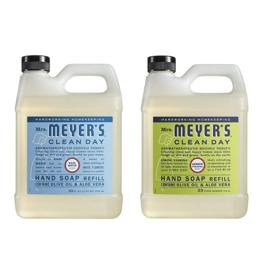 MRS. MEYER'S CLEAN DAY Liquid Hand Soap Refill, Cruelty Free and Biodegradable Formula, Lavender Scent, 33 Fl Oz (Pack of 1) - 7DAY'S