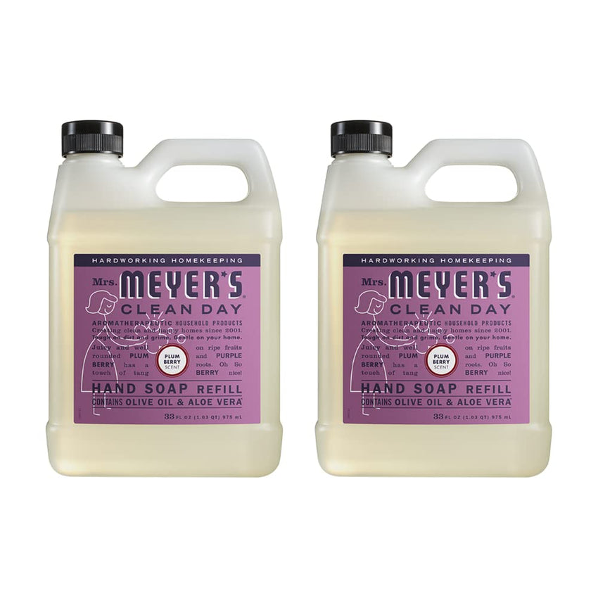 MRS. MEYER'S CLEAN DAY Liquid Hand Soap Refill, Cruelty Free and Biodegradable Formula, Lavender Scent, 33 Fl Oz (Pack of 1) - 7DAY'S