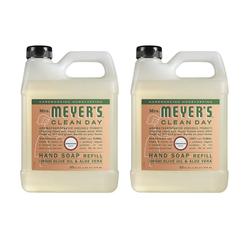MRS. MEYER'S CLEAN DAY Liquid Hand Soap Refill, Cruelty Free and Biodegradable Formula, Lavender Scent, 33 Fl Oz (Pack of 1) - 7DAY'S