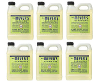 MRS. MEYER'S CLEAN DAY Liquid Hand Soap Refill, Cruelty Free and Biodegradable Formula, Lavender Scent, 33 Fl Oz (Pack of 1) - 7DAY'S