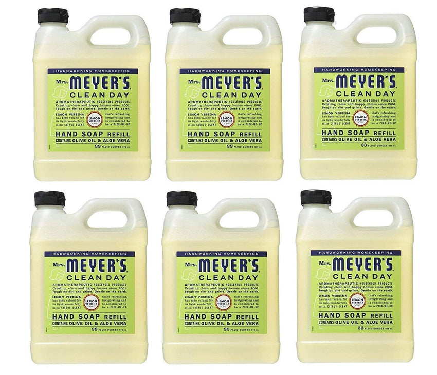 MRS. MEYER'S CLEAN DAY Liquid Hand Soap Refill, Cruelty Free and Biodegradable Formula, Lavender Scent, 33 Fl Oz (Pack of 1) - 7DAY'S