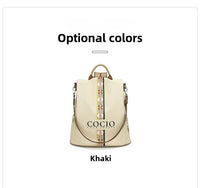 New Colorful Beige Shoulder Bag Simple Hundred models Women's Travel Backpack Cross - border Hot models Women's Bags - 7DAY'S