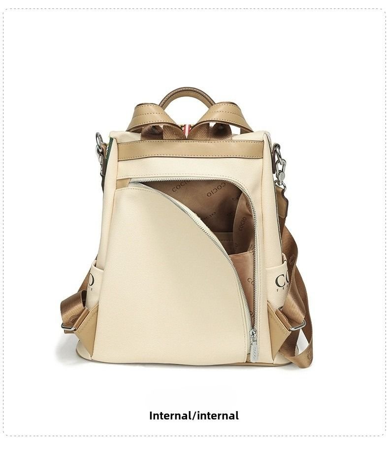 New Colorful Beige Shoulder Bag Simple Hundred models Women's Travel Backpack Cross - border Hot models Women's Bags - 7DAY'S