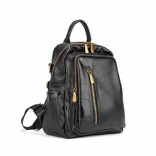 New lychee pattern splicing shoulder bag fashion simple versatile backpack multifunctional travel bag cross - border models - 7DAY'S