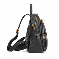 New lychee pattern splicing shoulder bag fashion simple versatile backpack multifunctional travel bag cross - border models - 7DAY'S