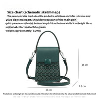 New peacock green cell phone bag simple versatile paragraph small bag cross - border hot models new women's bags - 7DAY'S