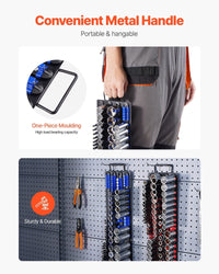 Newly Upgraded! Portable Socket Organizer Set 2PCS 160 Clips Steel Socket Tray Metric/SAE - 7DAY'S