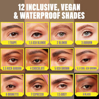 NYX PROFESSIONAL MAKEUP Micro Brow Pencil, Precise Eyebrow Pencil - Espresso - 7DAY'S