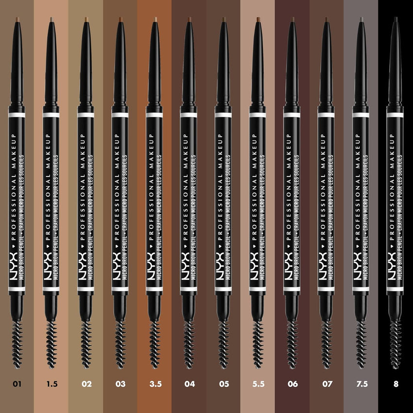 NYX PROFESSIONAL MAKEUP Micro Brow Pencil, Precise Eyebrow Pencil - Espresso - 7DAY'S