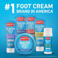 O'Keeffe's for Healthy Feet Foot Cream - 3.2 oz Jar (1 Pack) - Guaranteed Relief for Extremely Cracked, Dry Feet, Repairing Skincare, Instantly Boosts and Retains Moisture Levels - 7DAY'S