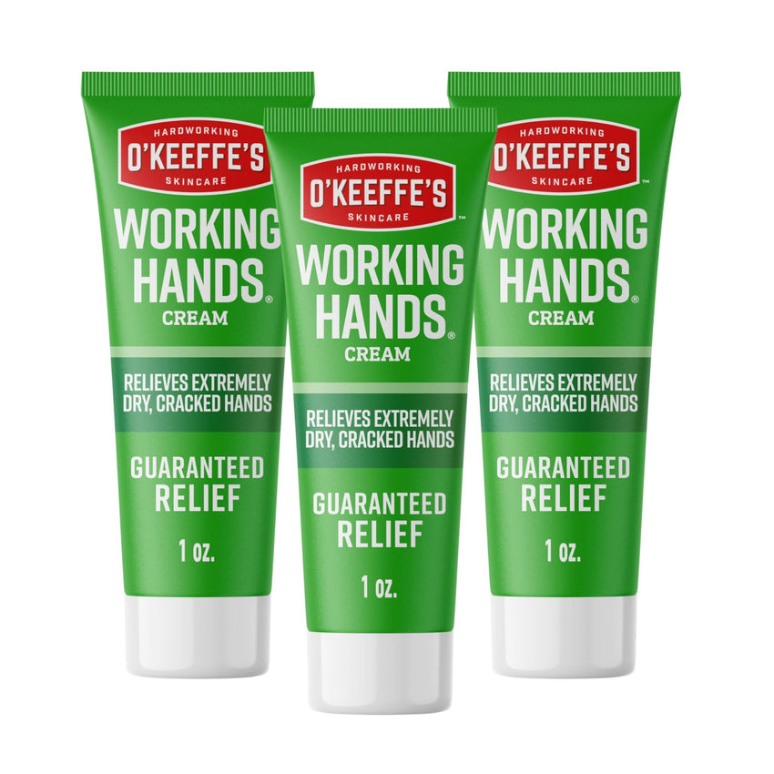 O'Keeffe's Working Hands Hand Cream for Extreme Dryness - 3 oz Tube (2 Pack) - Repairing Skincare for Cracked, Dry Hands - 7DAY'S