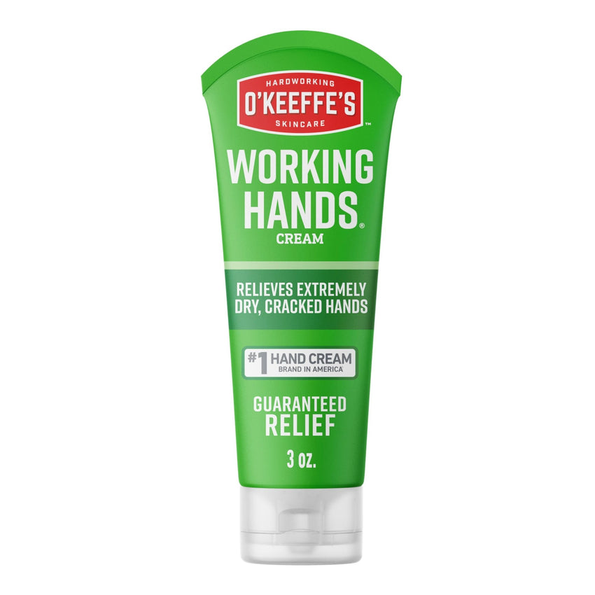 O'Keeffe's Working Hands Hand Cream for Extreme Dryness - 3 oz Tube (2 Pack) - Repairing Skincare for Cracked, Dry Hands - 7DAY'S