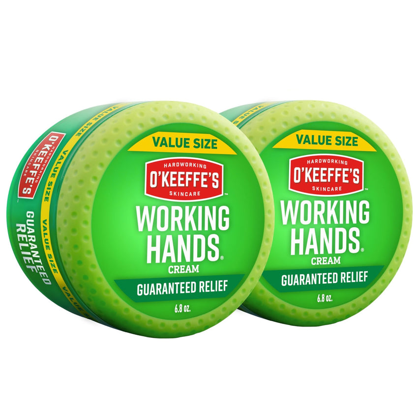 O'Keeffe's Working Hands Hand Cream for Extreme Dryness - 3.4 oz Jar (1 Pack) - Repairing Skincare for Cracked, Dry Hands - 7DAY'S