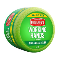O'Keeffe's Working Hands Hand Cream for Extreme Dryness - 3.4 oz Jar (1 Pack) - Repairing Skincare for Cracked, Dry Hands - 7DAY'S