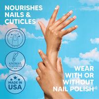 Onyx Professional Hard as Hoof Nail Strengthening Cream with Coconut Scent, Nail Growth & Conditioning Cuticle Cream Stops Splits, Chips, Cracks & Strengthens Nails, 1 oz - 7DAY'S