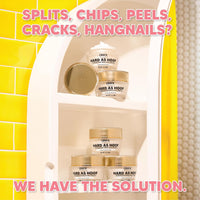 Onyx Professional Hard as Hoof Nail Strengthening Cream with Coconut Scent, Nail Growth & Conditioning Cuticle Cream Stops Splits, Chips, Cracks & Strengthens Nails, 1 oz - 7DAY'S