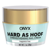 Onyx Professional Hard as Hoof Nail Strengthening Cream with Coconut Scent, Nail Growth & Conditioning Cuticle Cream Stops Splits, Chips, Cracks & Strengthens Nails, 1 oz - 7DAY'S