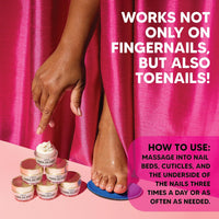 Onyx Professional Hard as Hoof Nail Strengthening Cream with Coconut Scent, Nail Growth & Conditioning Cuticle Cream Stops Splits, Chips, Cracks & Strengthens Nails, 1 oz - 7DAY'S