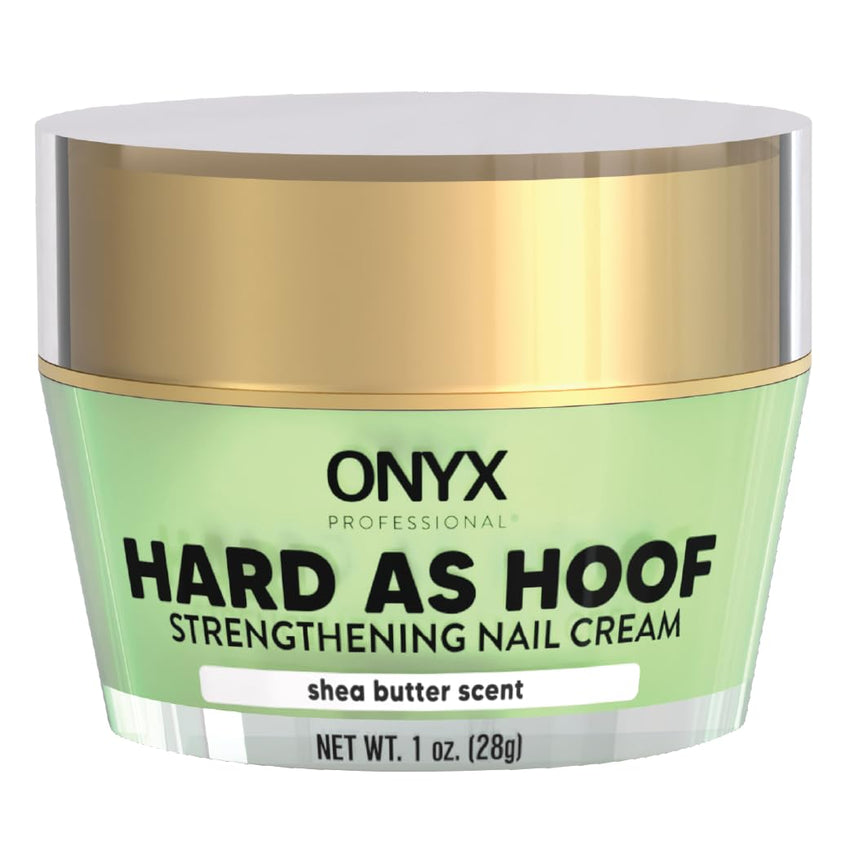 Onyx Professional Hard as Hoof Nail Strengthening Cream with Coconut Scent, Nail Growth & Conditioning Cuticle Cream Stops Splits, Chips, Cracks & Strengthens Nails, 1 oz - 7DAY'S