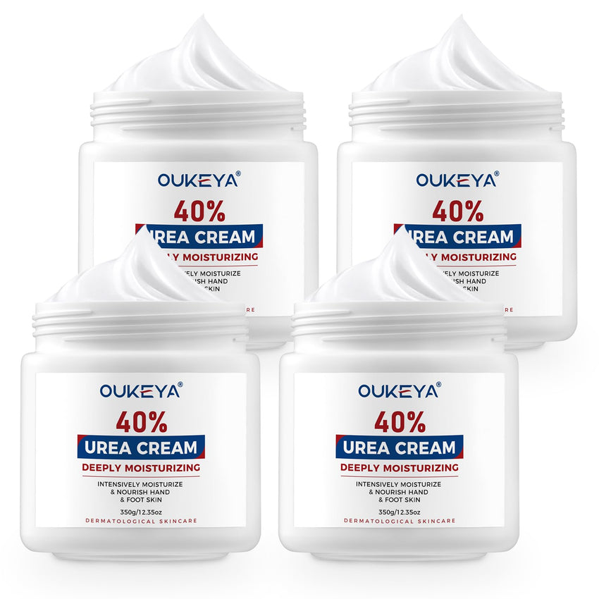 OUKEYA Urea Cream 40 Percent,Foot & Hand Cream for Dry Cracked,Urea Lotion for Feet Maximum Strength - 7DAY'S