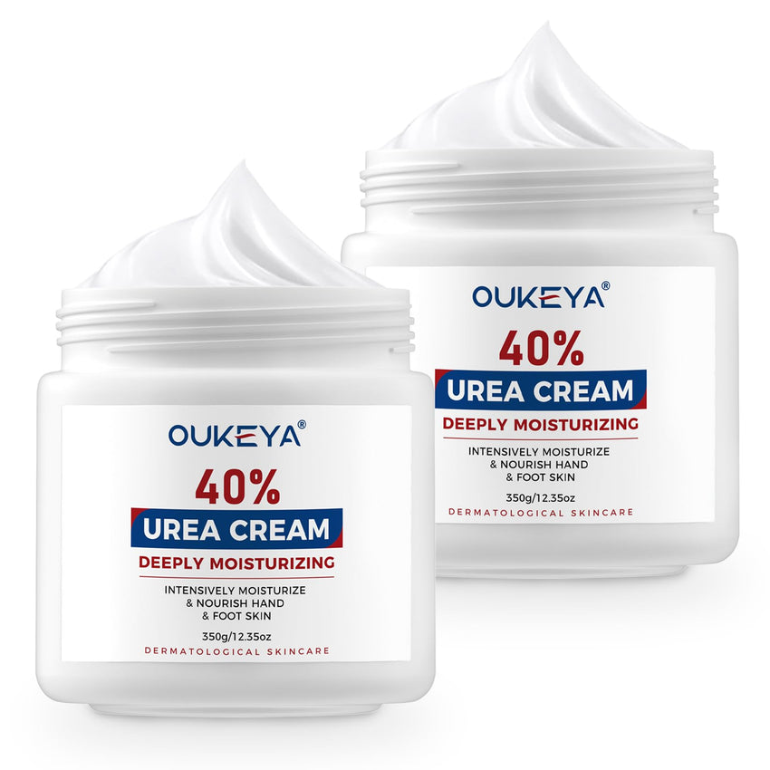 OUKEYA Urea Cream 40 Percent,Foot & Hand Cream for Dry Cracked,Urea Lotion for Feet Maximum Strength - 7DAY'S