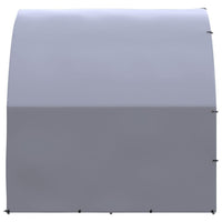 Outdoor Chicken Coop 9.8'x13.1'x6.6' Galvanized Steel - 7DAY'S