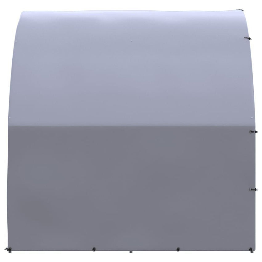 Outdoor Chicken Coop 9.8'x13.1'x6.6' Galvanized Steel - 7DAY'S