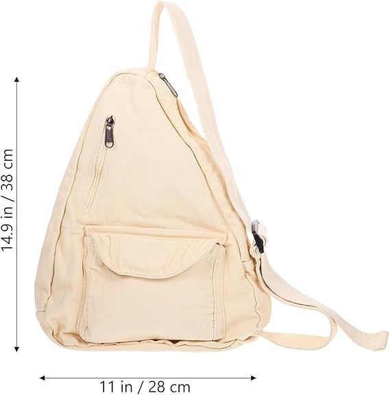 PACKOVE Casual Crossbody Bag Large Capacity Crossbody Bag Canvas Shoulder Bag Travel Crossbody Bag - 7DAY'S