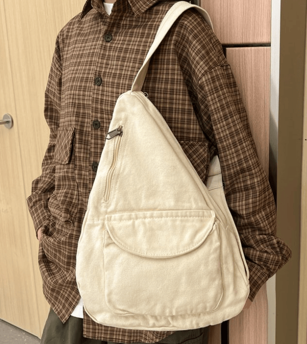 PACKOVE Casual Crossbody Bag Large Capacity Crossbody Bag Canvas Shoulder Bag Travel Crossbody Bag - 7DAY'S